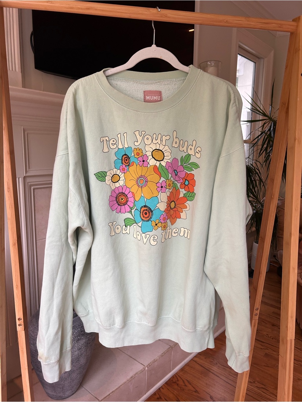*can’t ship until 05/16* Show Me Your MuMu Mint Graphic Crewneck Sweatshirt